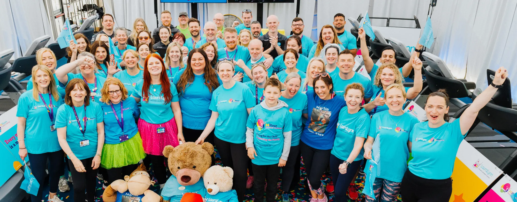 The end of the LauraLynn 24 Hour Treadmill Challenge