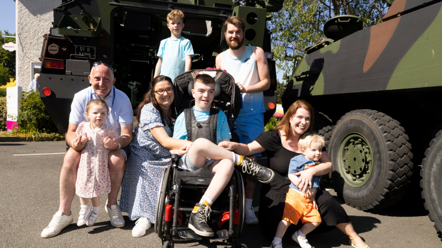 Byrne Family at Family Fun Day 2025