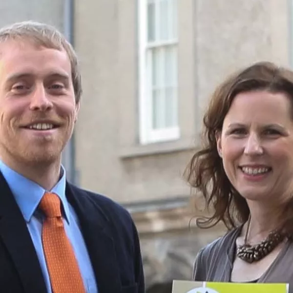 Aidan McKiernan and Joanne Balfe