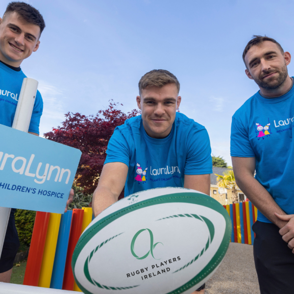 Rugby stars take part in challenge in LauraLynn
