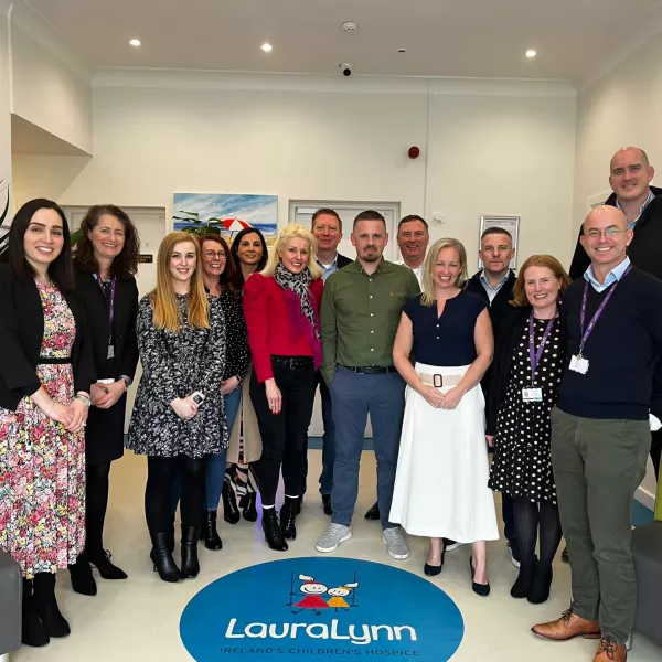 Heroes Table Sponsors visit LauraLynn