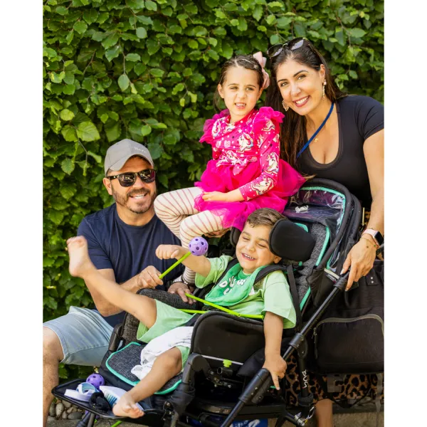 LauraLynn child Theo with his mother, father and sister 