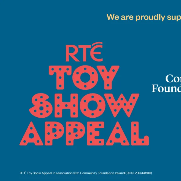 RTÉ Toy Show Appeal banner 2026