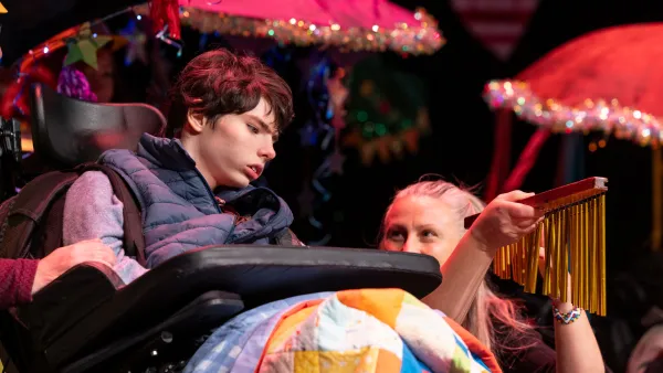 Evan and Katerina on stage 