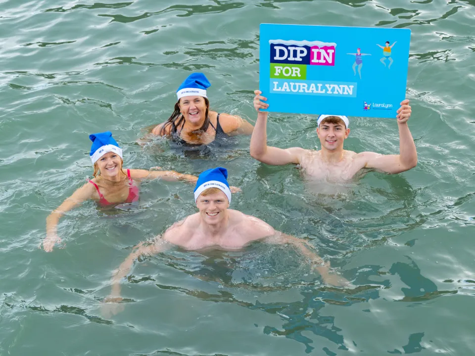 LauraLynn Dip In Tommy O'Brien2