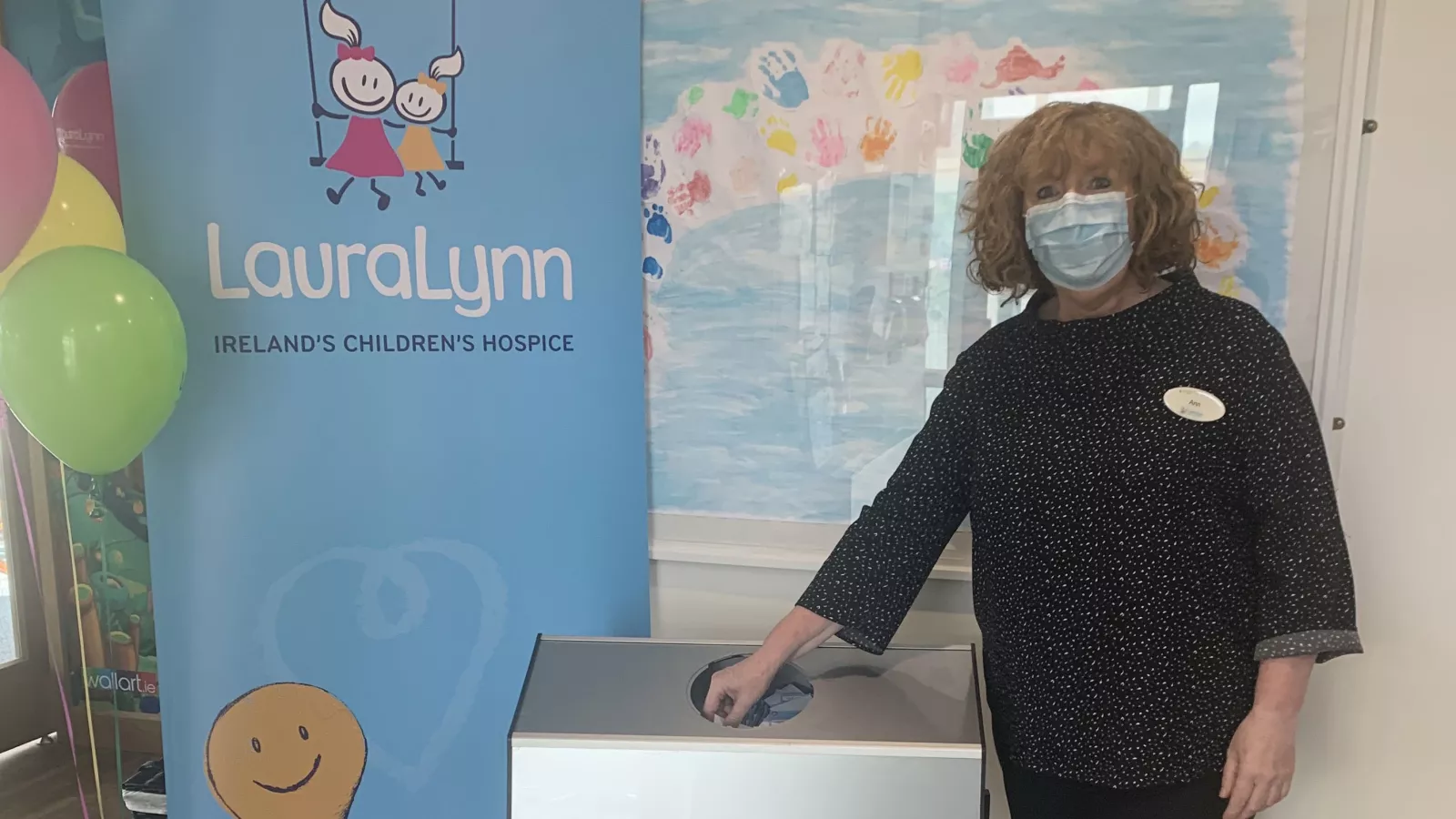 Ann selecting Raffle Winner - 2021