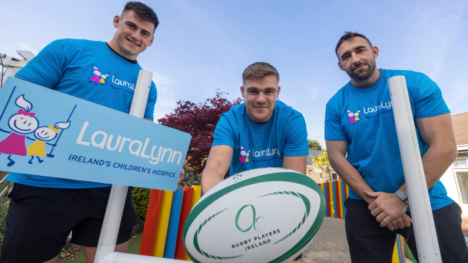 Rugby stars take part in challenge in LauraLynn
