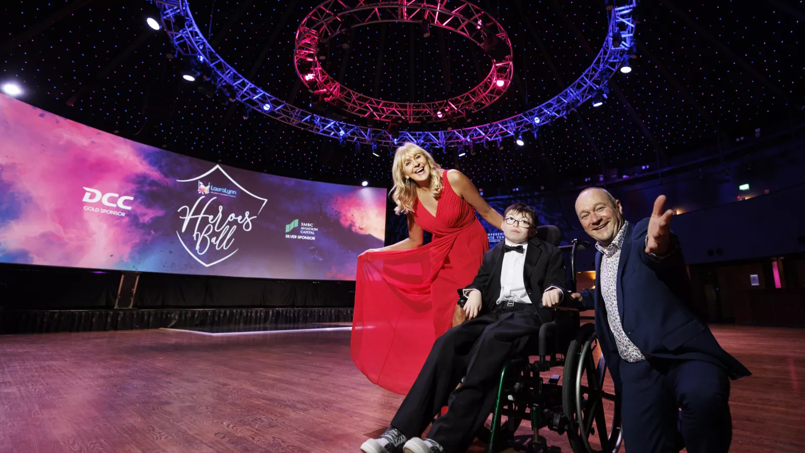 Miriam, Alan and Sean - Heroes Ball Launch 2023