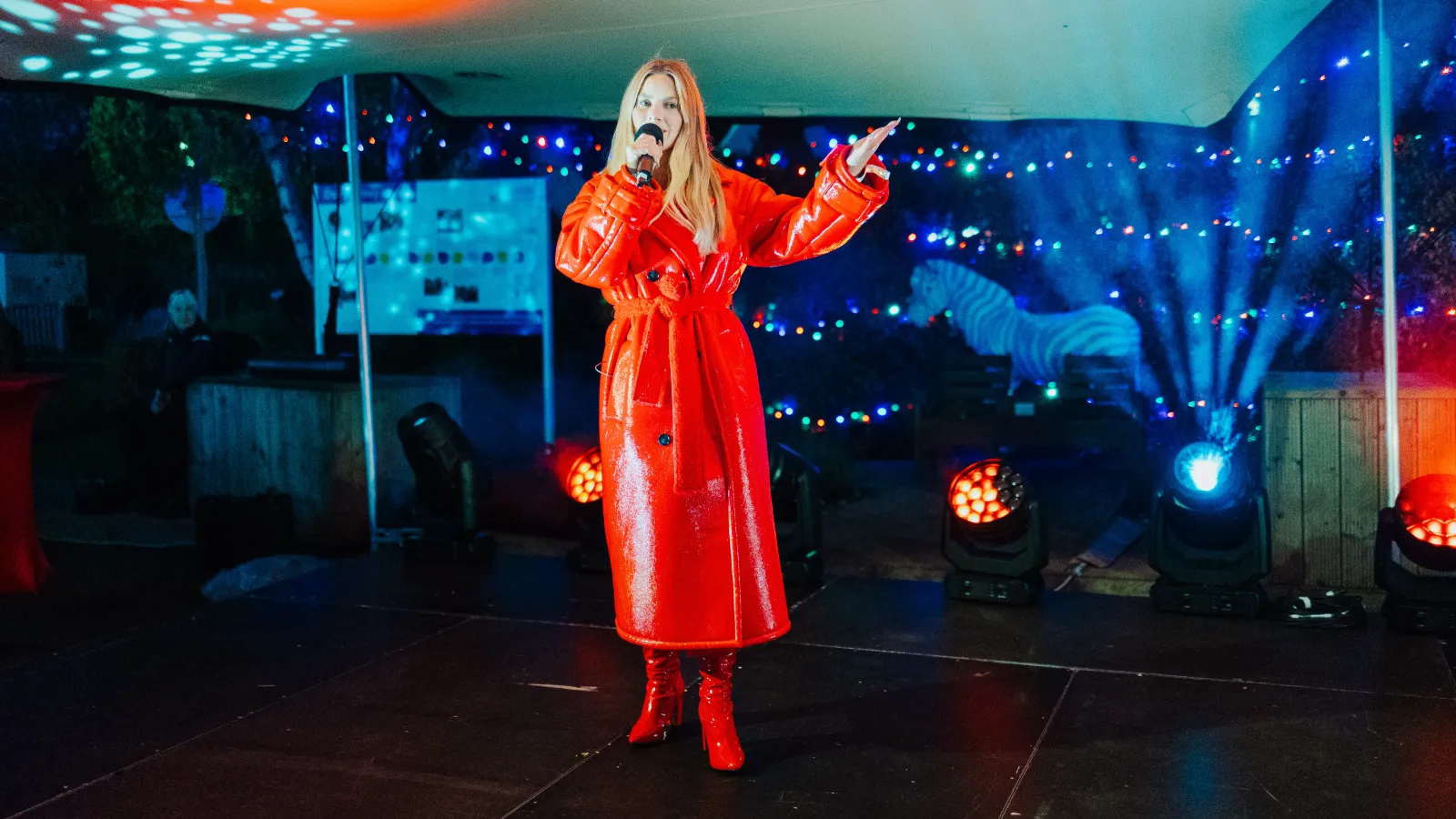 Lyra performing at Light Up LauraLynn 