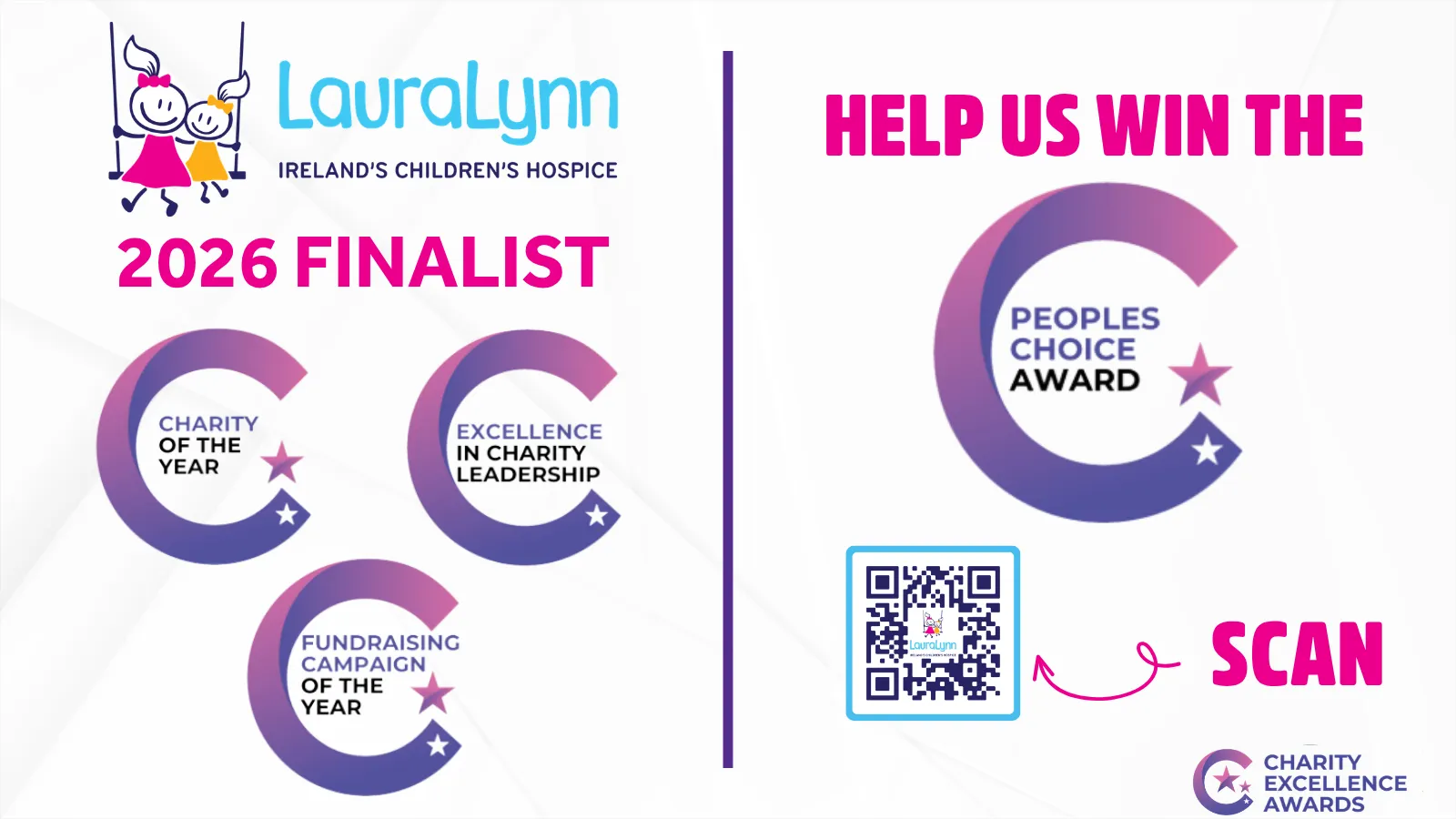 LauraLynn Shortlisted for Three Cii Awards 2026