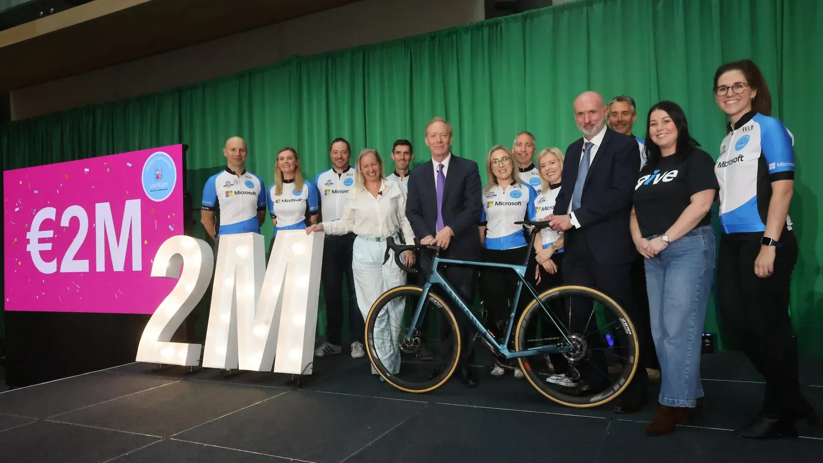 Microsoft Cycle Total Fundraised Amount Surpasses €2 Million